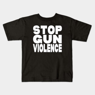 Stop gun violence Kids T-Shirt